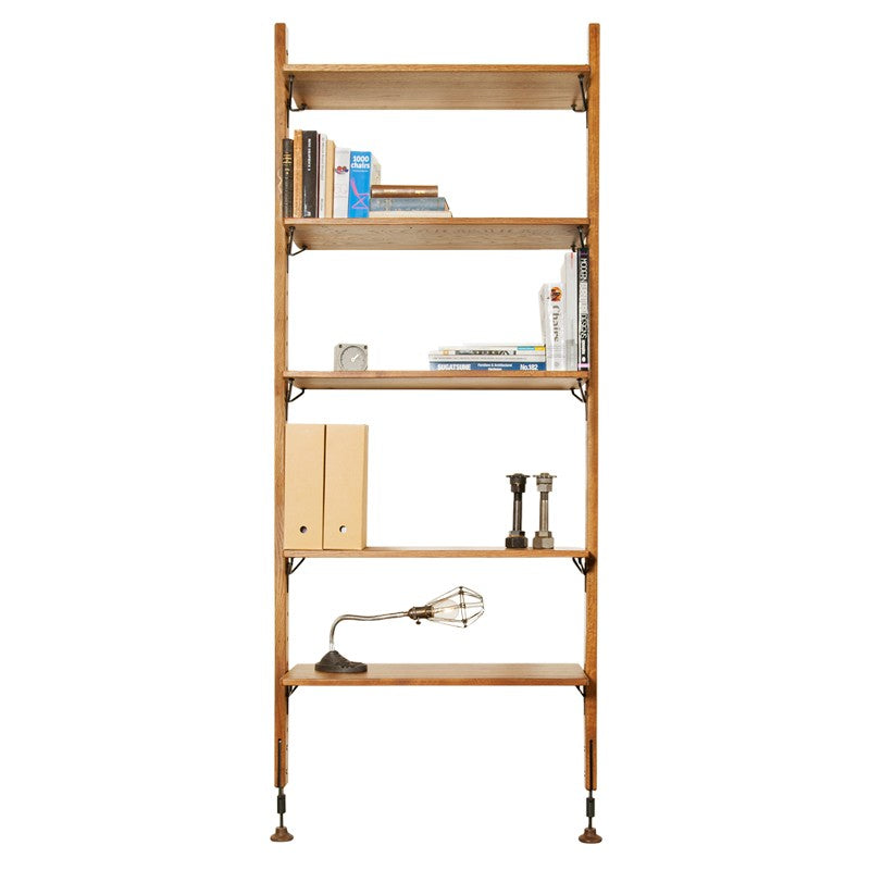 THEO WALL UNIT WITH SMALL SHELVES - HARD FUMED - Home Office Makeover