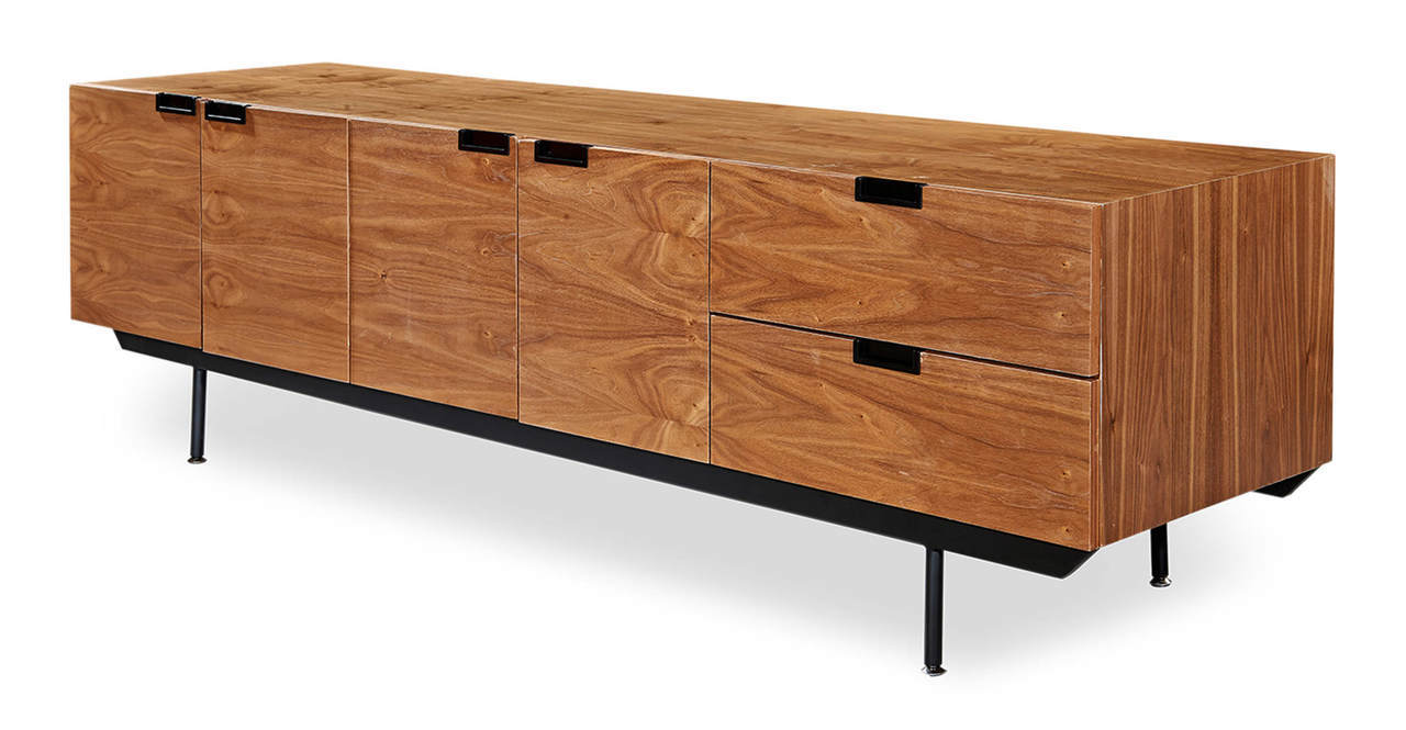 STRUCTURE CREDENZA WALNUT 82" - Home Office Makeover