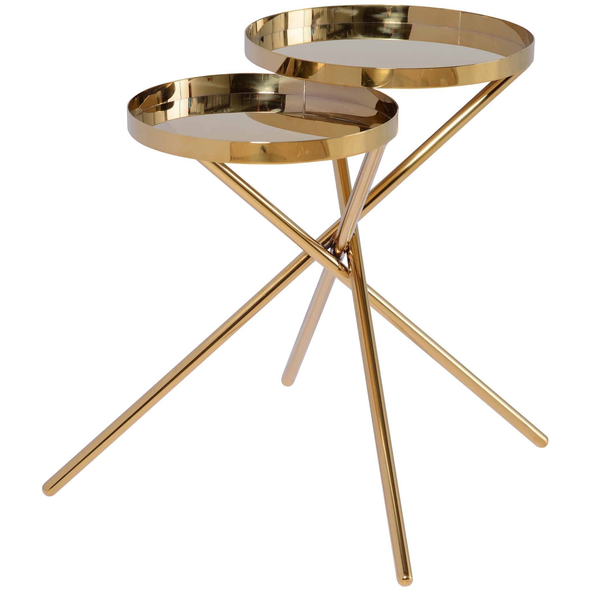 OLIVIA SIDE TABLE - GOLD - Home Office Makeover
